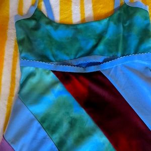 Funky fitted Cider cutout dress XS Multi-color